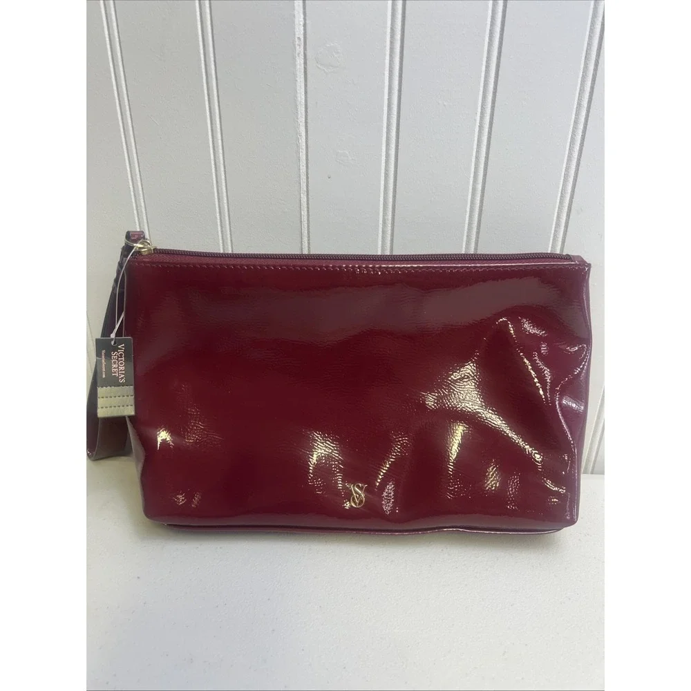 New Victoria's Secret Red Makeup Cosmetic Bag Travel